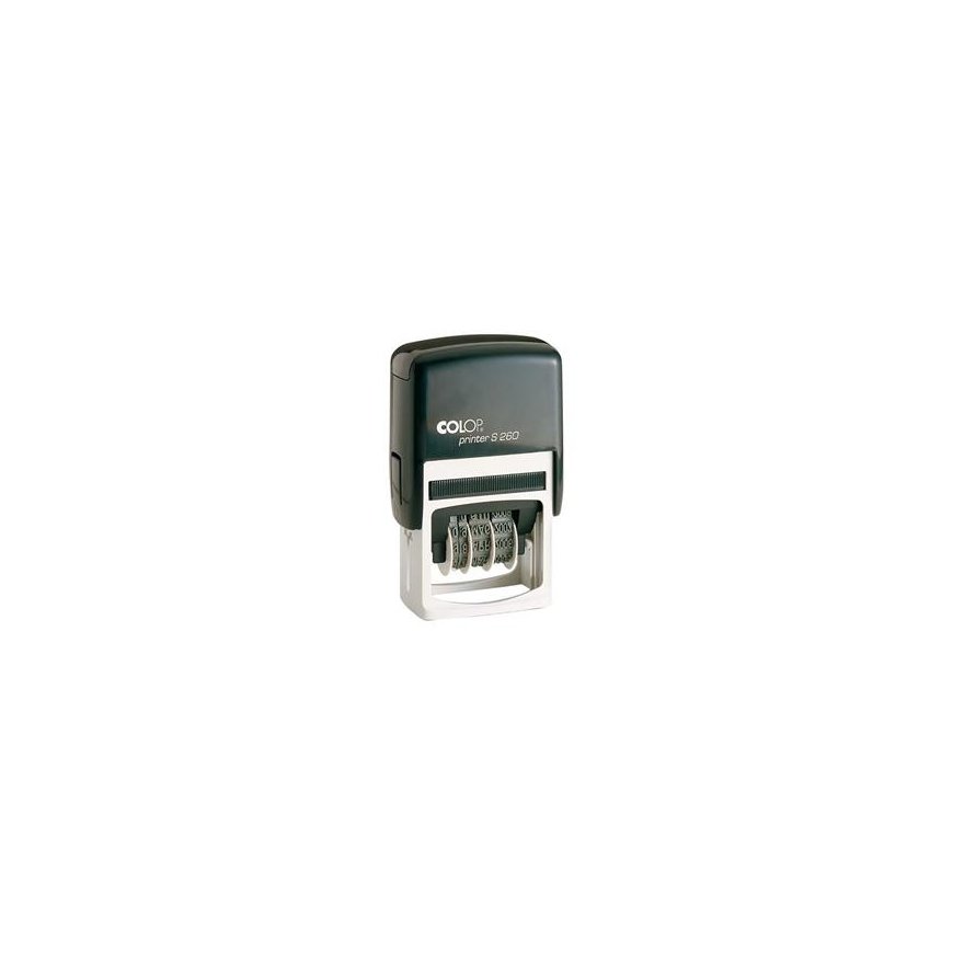 COLOP S260 stamp, date format DD.MM.YYYY, monochrome pad – 2