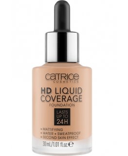 CATRICE HD Liquid Coverage 30 ml Pipettipullo Nestemäinen 040 Warm Beige
