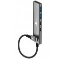 Goobay 76563 Slim 4-Port USB Hub, USB-C™ to USB-C™/USB-A Goobay 76563 Slim 4-Port USB Hub, USB-C™ to USB-C™/USB-A