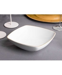 Lumarko MARIAPAULA MODERNE KÜBLIK KULD TALDRIK SÜGAV 18,5CM