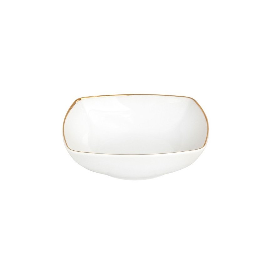Lumarko MARIAPAULA MODERNE KÜBLIK KULD TALDRIK SÜGAV 18,5CM – 2