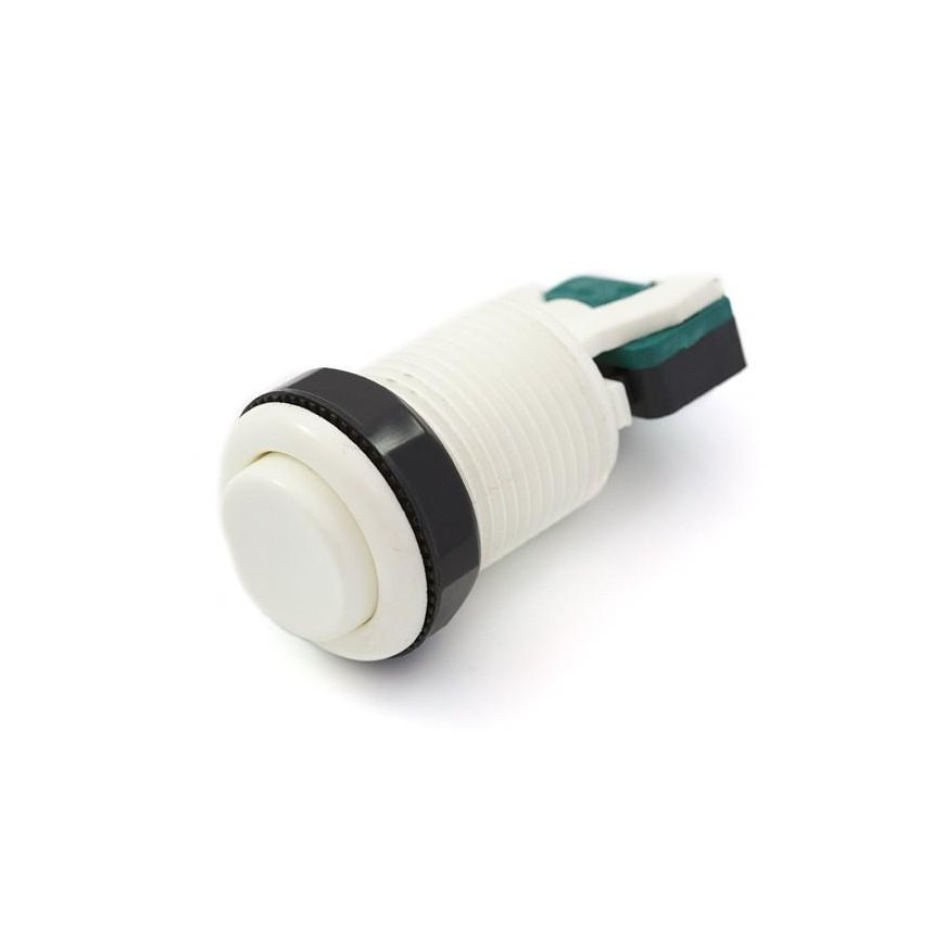 Oem arcade kumer nupp 3.5cm - valge – 2