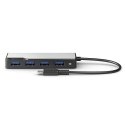 ALOGIC UCFUUA-SGR хаб-разветвитель USB 3.2 Gen 1 (3.1 Gen 1) Type-C 5000 Мбит/с Черный, Серебристый ALOGIC UCFUUA-SGR хаб-разветвитель USB 3.2 Gen 1 (3.1 Gen 1) Type-C 5000 Мбит/с Черный, Серебристый