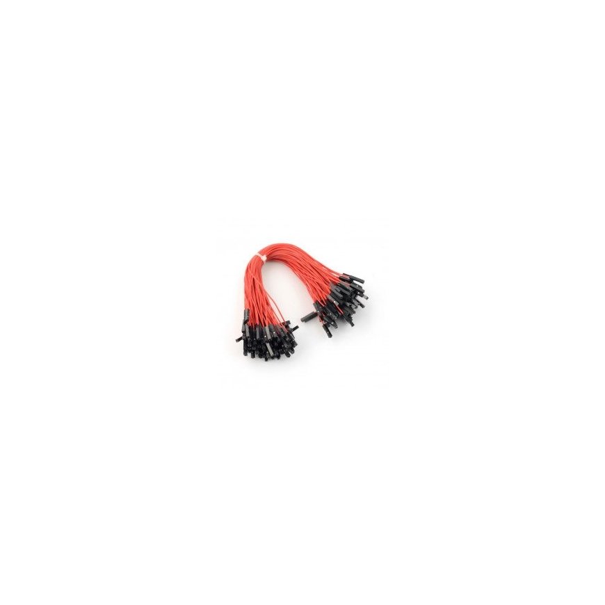 Oem Jungiamieji laidat liitin-liitin 20cm punainen - 100 kpl – 2