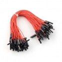 OEM Jungiamieji laidai lizdas-lizdas 20cm red - 100 pcs OEM Jungiamieji laidai lizdas-lizdas 20cm red - 100 pcs