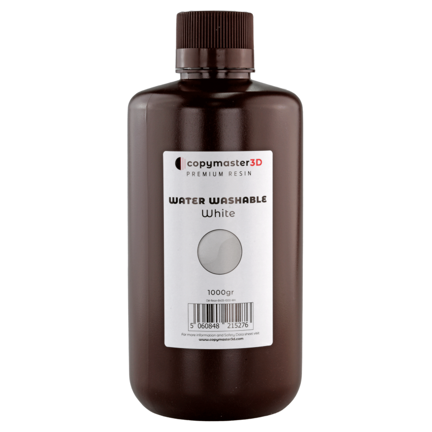 Copymaster 3D water-washable UV resin - 1000ml - White