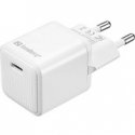 Setty lādētājs USB + USB-C 20W LSIG-AC-20 piparmētru-baltas gradients Setty lādētājs USB + USB-C 20W LSIG-AC-20 piparmētru-baltas gradients