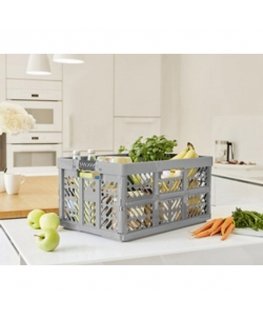 Keeeper Складная коробка, грузоподъемность до 50 кг, Ben 54x37x28 см, 45L, серая