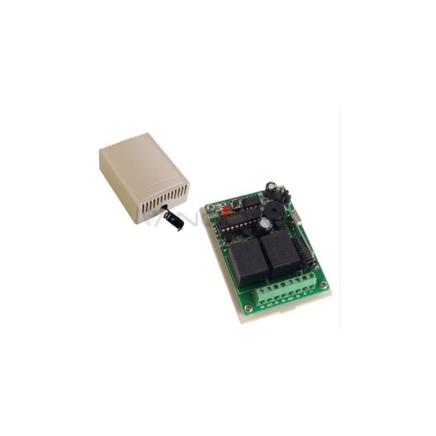 Oem 2 kanalų relė 12VDC 433Mhz