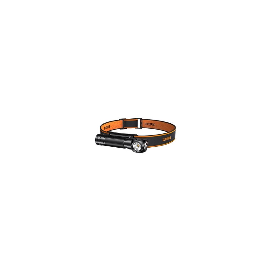 Superfire TH04-S, 1000lmm USB-C pealamp taskulamp – 2