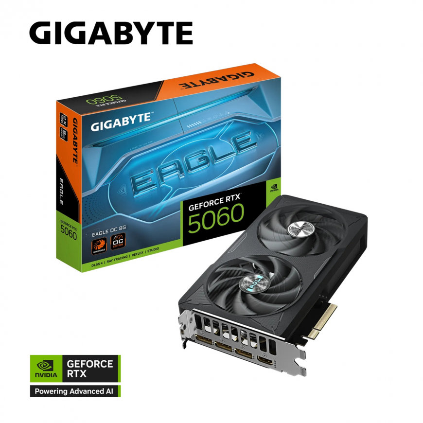 RTX 5060 8GB Gigabyte EAGLE Max OC GDDR7