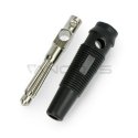 OEM Banana plug with AL2311A socket - black - 5 pcs