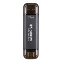 Transcend ESD310C Thunderbolt technology 128 GB USB Type-A / USB Type-C USB 3.2 Gen 2x2 Black Transcend ESD310C Thunderbolt technology 128 GB USB Type-A / USB Type-C USB 3.2 Gen 2x2 Black