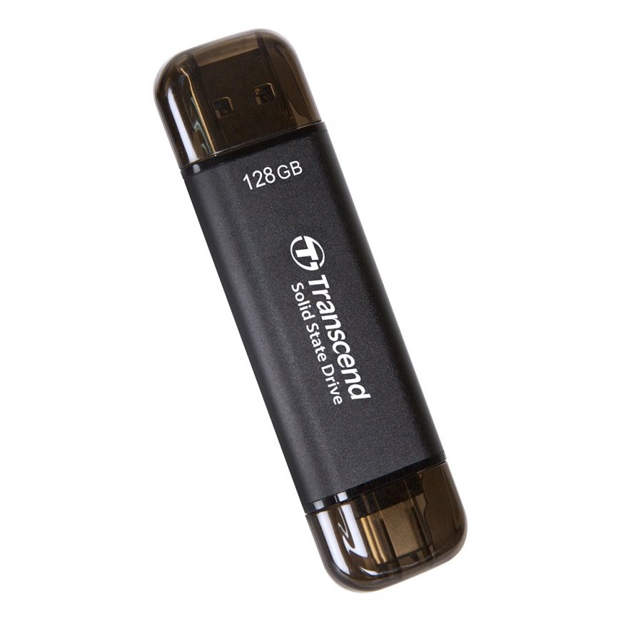 Transcend ESD310C Thunderbolt tehnoloģija 128 GB USB Type-A / USB Type-C USB 3.2 Gen 2x2 Melns – 3