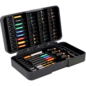 44-piece socket set 1/4'', BAHCO [66IM/44C-1]