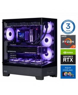INTOP AQUA Ryzen 7 9800X3D 64GB DDR5 1TB SSD M.2 NVME RTX5080 16GB no-OS