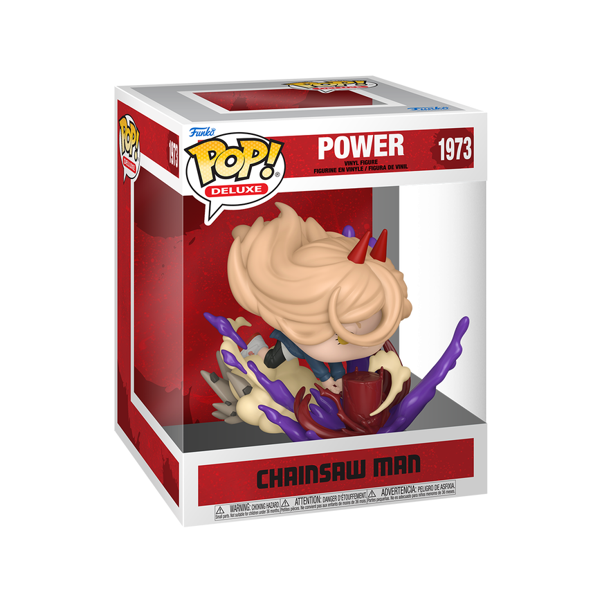 FUNKO POP! Deluxe Vinyl Figure: Chainsaw Man - Power (Blood Mallet)