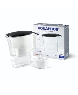 Asda Aquaphor DZBANEK 2,5L LAIKS AR FILTRA KARTU B100-25 MAXFOR MELNS