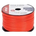 Viengyslis raudonas kabelis aptuveni 1x1mm2 100m 5a 12/230v amio-04451 Viengyslis raudonas kabelis aptuveni 1x1mm2 100m 5a 12/230v amio-04451