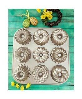 PATISSE PREMIUM Alumiiniumvorm 9 mini pirukaid