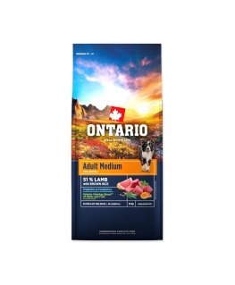 Сухой корм для собак - Ontario Adult Medium Lamb and Brown Rice