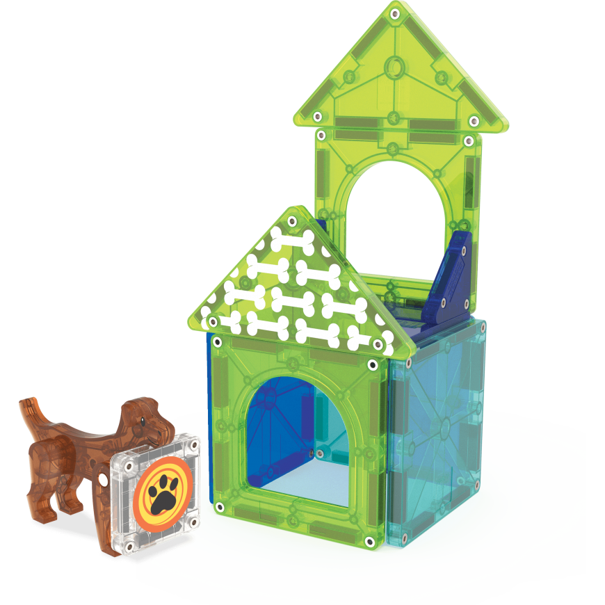 MAGNA-TILES magnet constructor set Dog House, 13 pcs – 3