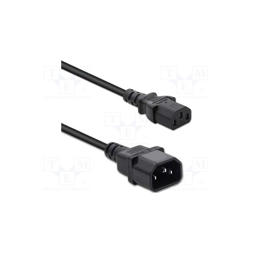Power extension cable for UPS IEC C13 C14 1.5