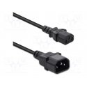 Power extension cable for UPS IEC C13 C14 1.5 Power extension cable for UPS IEC C13 C14 1.5