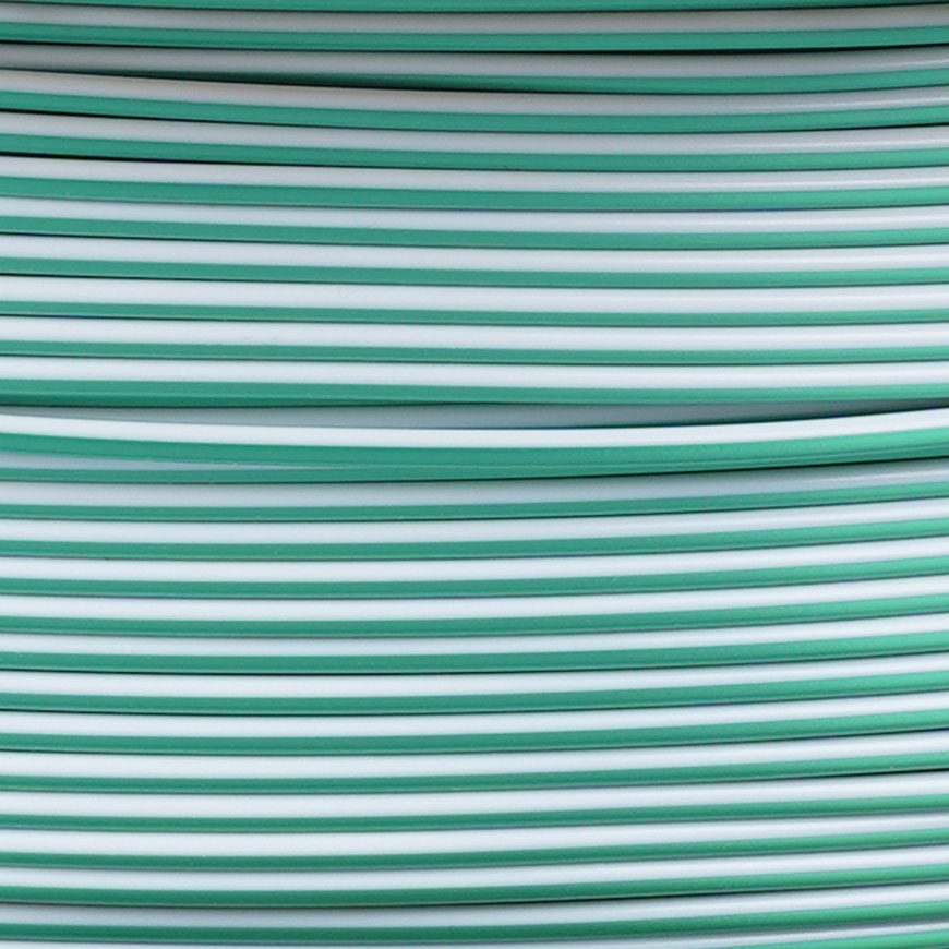Copymaster3D Duo-Silk filament for 3D printer, 1.75 mm, green/white – 4