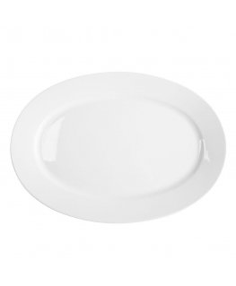 MARIAPAULA CLASSIC WHITE OVAL PLATTER 28CM (L01)