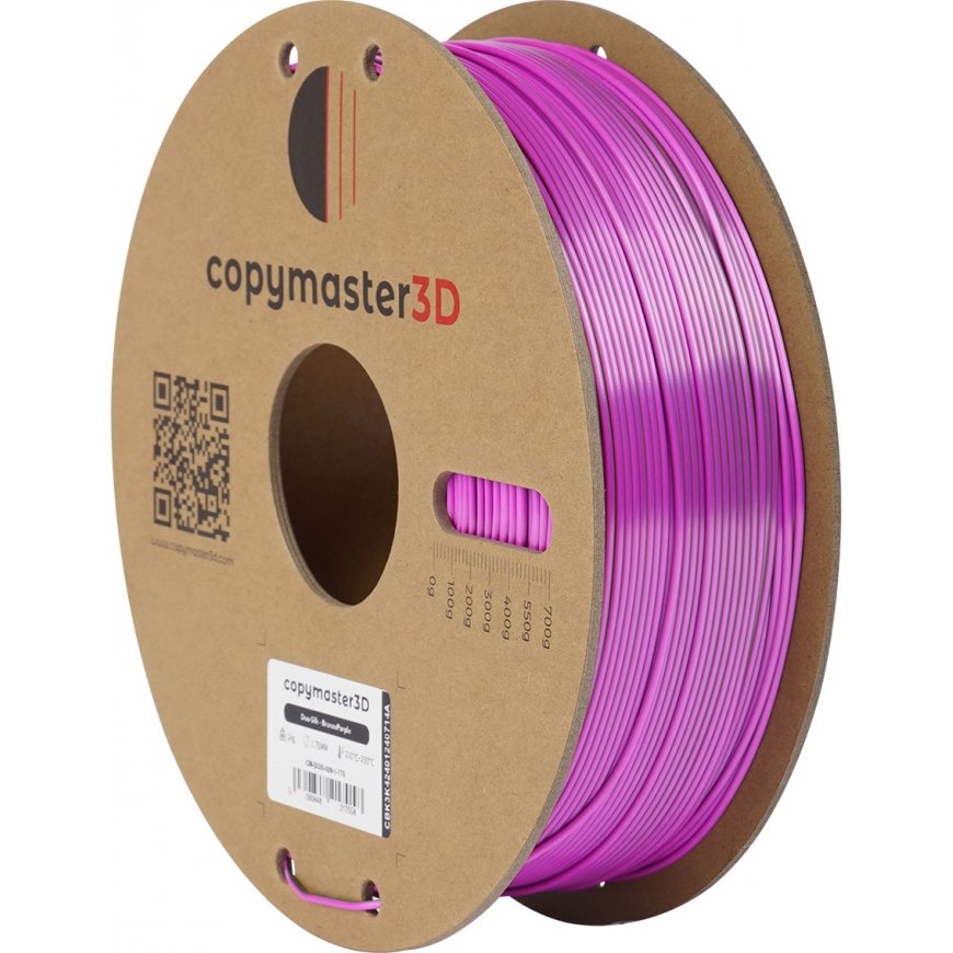 Copymaster3D Duo-Silk -filament 3D -tulostimeen, 1.75 mm, pronks/ lilla – 3