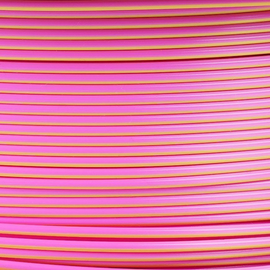 Copymaster3D Duo-Silk -filaments 3D printerim, 1.75 mm, violets/zeltains – 4