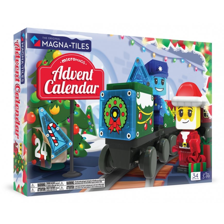 Magna-Tiles MAGNA-TILES® Ziemassvētku kalendārs, 34 daļas