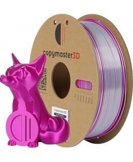 Copymaster3D Duo-Silk -филамент для 3D-принтера, 1.75 мм, розовый/серебристый