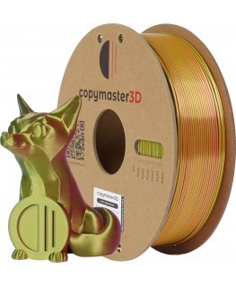 Copymaster3D Tri-Silk filament for 3D printer, 1.75 mm, gold/green/fuchsia
