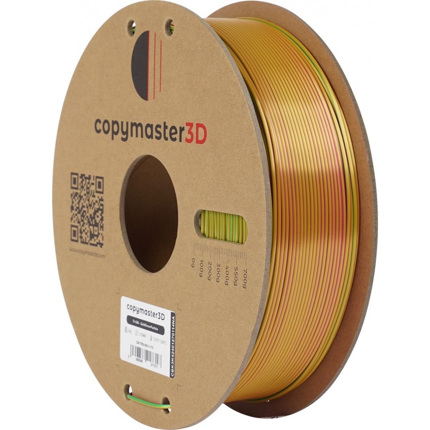 Copymaster3D Tri-Silk -filamentti 3D -tulostimeen, 1.75 mm, kulta/ vihreä/ fuksia – 3