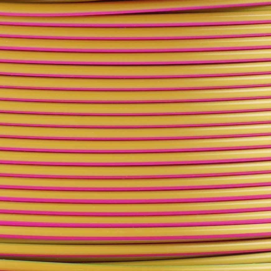 Copymaster3D Tri-Silk -филамент для 3D-принтера, 1.75 мм, золото/ зеленый/ фуксия – 4