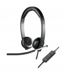 Logitech 981-000519 austiņas un brīvroku komplekts Vadu Birojs / zvanu centrs USB Type-A Melns, Sudr