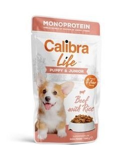 CALIBRA DOG life šuniukams ir jauniems šunims vištiena ir ryžiai 400g