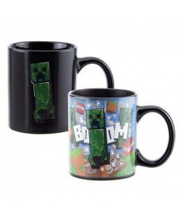 Paladone Minecraft Creeper Heat Change Mug puodelis Multi spalvos Universalus 1 vnt
