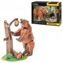 Puzzle Dante CubicFun "Cubic Fun" CUBIC FUN 3D PUZZLE NATIONAL GEOGRAPHIC DWARF ANIMALS – BROWN BEAR