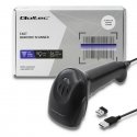 Qoltec 50868 сканер штрих кода Переносной считыватель штрих-кода 1D/2D Лазерная Черный Qoltec 50868 сканер штрих кода Переносной считыватель штрих-кода 1D/2D Лазерная Черный