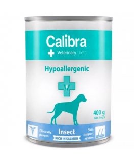 CALIBRA VD dog hypoallergenic insect&salmon 400g