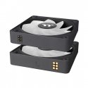 Thermaltake CL-F193-PL14SW-A Datora dzesēšanas sistēma Datora korpusam Ventilators 14 cm Melns 3 pcs Thermaltake CL-F193-PL14SW-A Datora dzesēšanas sistēma Datora korpusam Ventilators 14 cm Melns 3 pcs