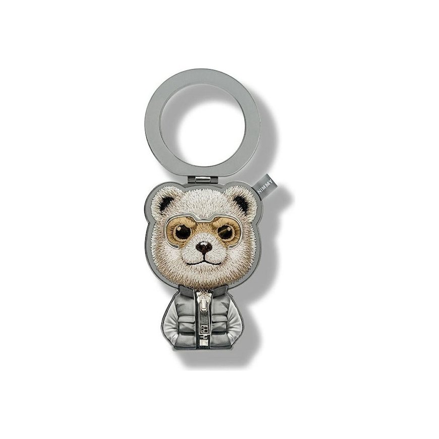 Magnetic pendant Nimmy Cool&Cute 2.0 Bear grey