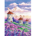 Andriana Beldizart embroidery kit 'Landscape with Windmills' SANP-63 Andriana Beldizart embroidery kit 'Landscape with Windmills' SANP-63