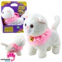 Lean Toys Interactive kitten with a leash, pink, ruffled, Tinkerbell, walks and meows Lean Toys Interactive kitten with a leash, pink, ruffled, Tinkerbell, walks and meows