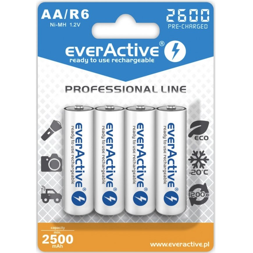 Everactive EVHRL6-2600 baterija Akumulators Niķeļa-metāla hidrīda