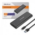 Qoltec 50311 tallennusaseman kotelo SSD-kotelo musta M.2 Qoltec 50311 tallennusaseman kotelo SSD-kotelo musta M.2