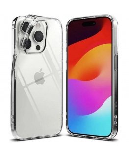 Riff "Ultra õhuke silikoonkorpus iPhone 15" läbipaistev